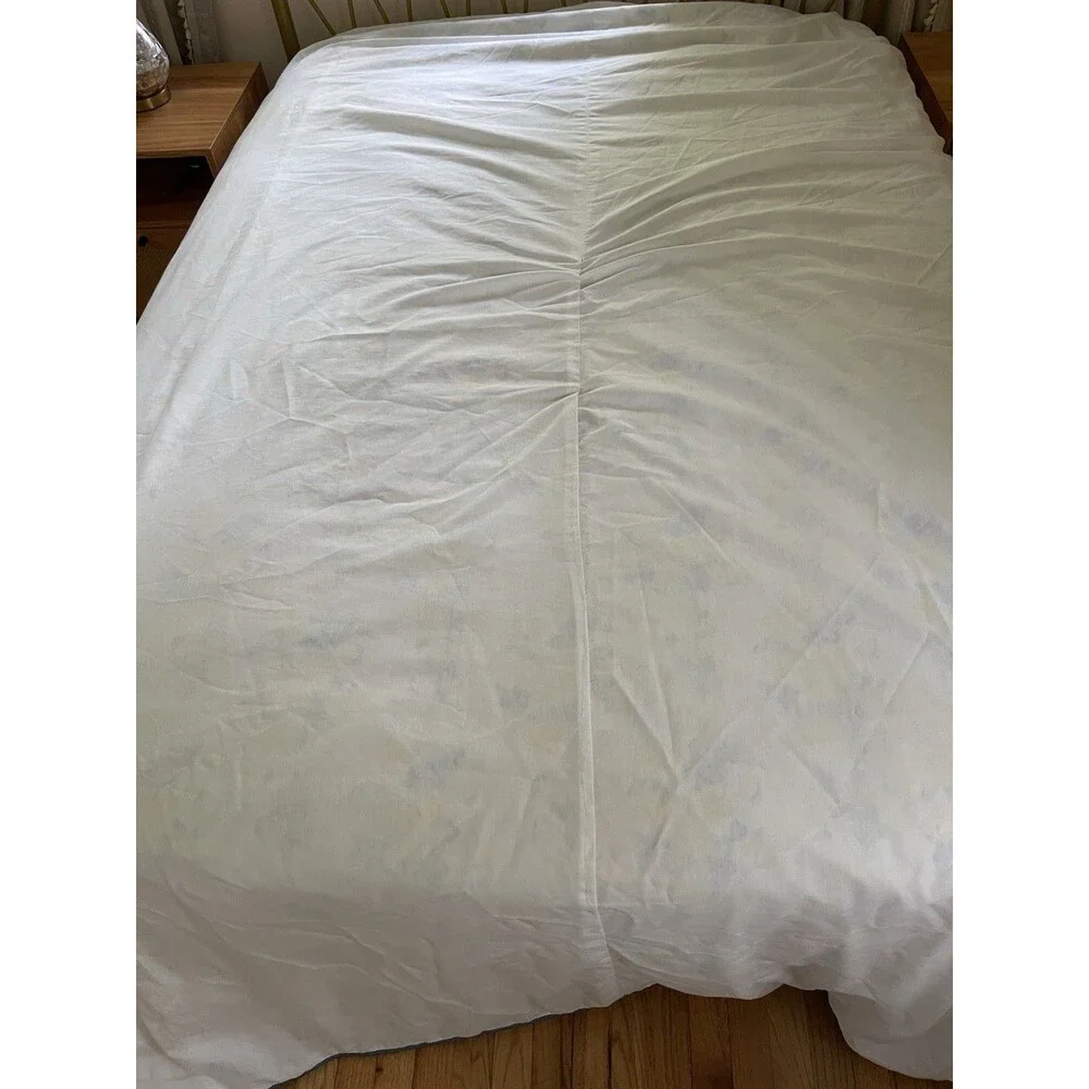 Vintage Custom Bedspread Using Laura Ashley Charlotte Floral Pattern -Full/Queen